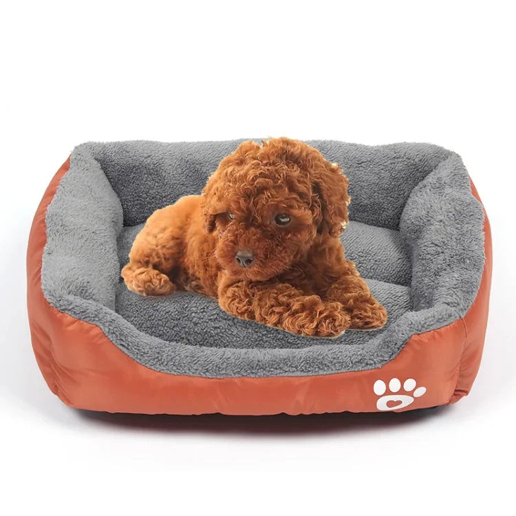 キャンディーカラー四季対応本物の暖かいペット用犬用犬舎マット テディ犬用マット, サイズ: S, 43×32×10cm, サイズ: S