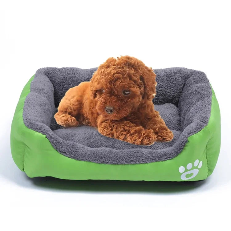 キャンディーカラー四季対応本物の暖かいペット用犬用犬舎マット テディ犬用マット, サイズ: S, 43×32×10cm, サイズ: S