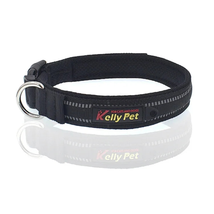 ペット犬用ポリエステル反射通気性ペットカラー牽引リード、サイズ：S、2.0*35*40cm、サイズ：S、2.0*35*40cm