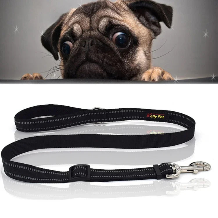 ペット犬用ナイロン夜間反射通気性手持ちトラクションリード、サイズ: S、調節範囲: 2.0*(100-140cm)、サイズ: S、調節範囲: 2.0*(100-140cm)