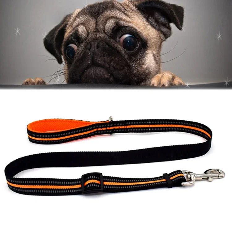 ペット犬用ナイロン夜間反射通気性手持ちトラクションリード、サイズ: S、調節範囲: 2.0*(100-140cm)、サイズ: S、調節範囲: 2.0*(100-140cm)