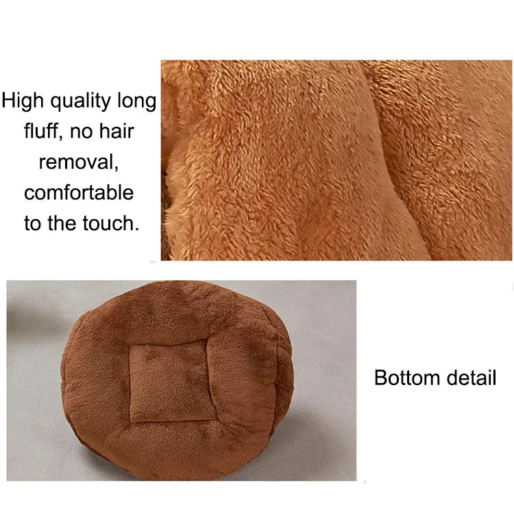 三角形猫用ケンネル暖かく厚手のモンゴル式ゲルペット犬猫用ハウス サイズ: M、40×40×30cm、サイズ: M