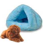 三角形猫用ケンネル暖かく厚手のモンゴル式ゲルペット犬猫用ハウス サイズ: M、40×40×30cm、サイズ: M
