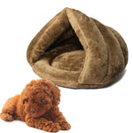 三角形猫用ケンネル暖かく厚手のモンゴル式ゲルペット犬猫用ハウス サイズ: M、40×40×30cm、サイズ: M
