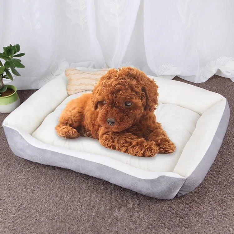 犬の骨柄大きく柔らかい暖かいケンネルペット犬猫用マット毛布、サイズ: S、60×45×15cm、サイズ: S