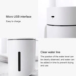 ML-S2 水カップ型 インテリジェント静音 LEDナイトライト付き 加湿器 空気加湿機