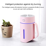 ML-S2 水カップ型 インテリジェント静音 LEDナイトライト付き 加湿器 空気加湿機