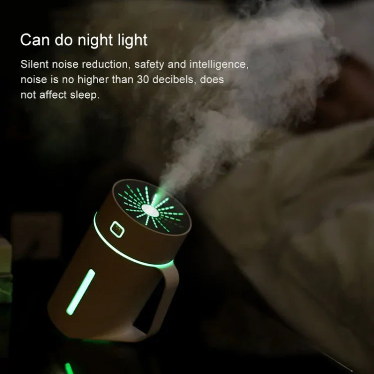 ML-S2 水カップ型 インテリジェント静音 LEDナイトライト付き 加湿器 空気加湿機