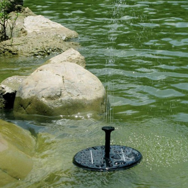 ソーラー電源 水ポンプ ガーデン噴水 浮遊パネル 給水池キット 滝用 水展示 公園プール装飾 噴水、直径：16cm、ソーラー電源水ポンプ
