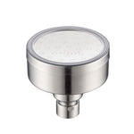 取り外し可能で洗える 304ステンレス製 丸型加圧トップスプレーシャワーヘッド、サイズ：80mm、パターンC