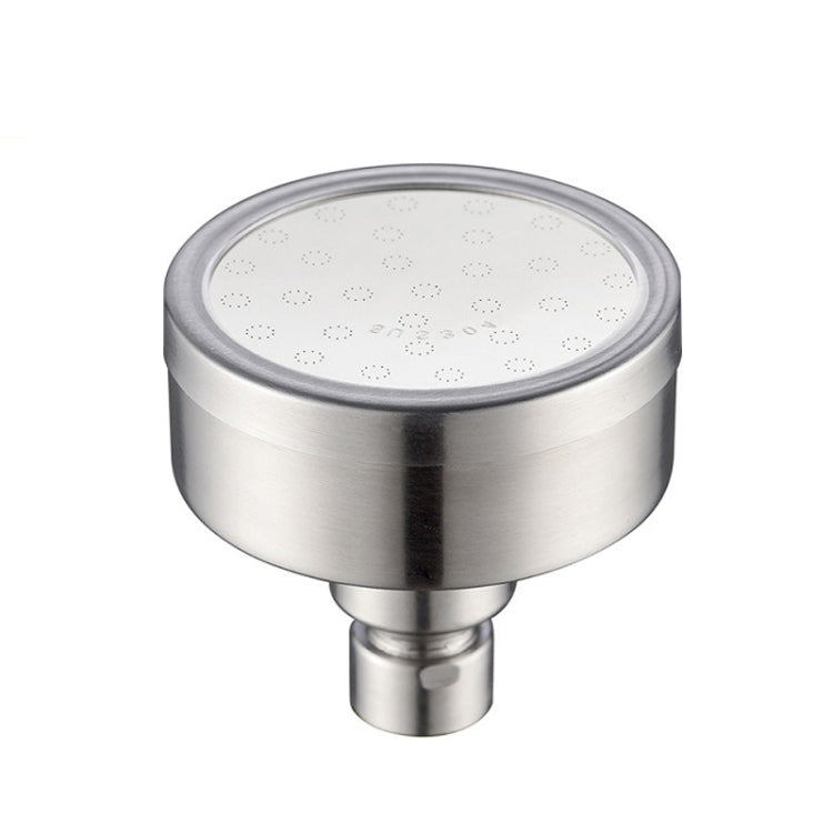 取り外し可能で洗える 304ステンレス製 丸型加圧トップスプレーシャワーヘッド、サイズ：80mm、パターンC