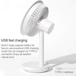 オリジナル Xiaomi Youpin SOLOVE USB充電式デスクトップ電気ファン 寮・オフィス用ミニファン、3段階速度調節付き、SOLOVE
