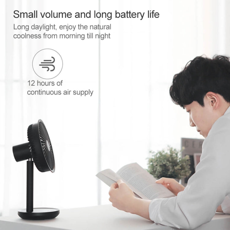 オリジナル Xiaomi Youpin SOLOVE USB充電式デスクトップ電気ファン 寮・オフィス用ミニファン、3段階速度調節付き、SOLOVE