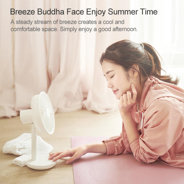 オリジナル Xiaomi Youpin SOLOVE USB充電式デスクトップ電気ファン 寮・オフィス用ミニファン、3段階速度調節付き、SOLOVE