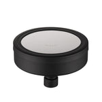 取り外し可能で洗える304ステンレス製丸型加圧トップスプレーシャワーヘッド、サイズ：118mm、パターンH
