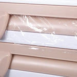 キッチン壁掛けラップホルダー ラップ収納ラック ハンガーラック カッティングデバイス サイズ：39 x 10 x 24cm グレー