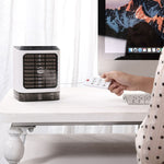 ミニデスクトップ冷却ファン 加湿器 エアコンファン 保湿スプレーファン、リモコンなし