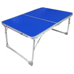 プラスチックマット 調節可能 ポータブル ノートパソコンテーブル 折りたたみスタンド コンピューター読書デスク ベッドトレイ, プラスチックマット, プラスチックマット（ウッド）, プラスチックマット（サファイアブルー）