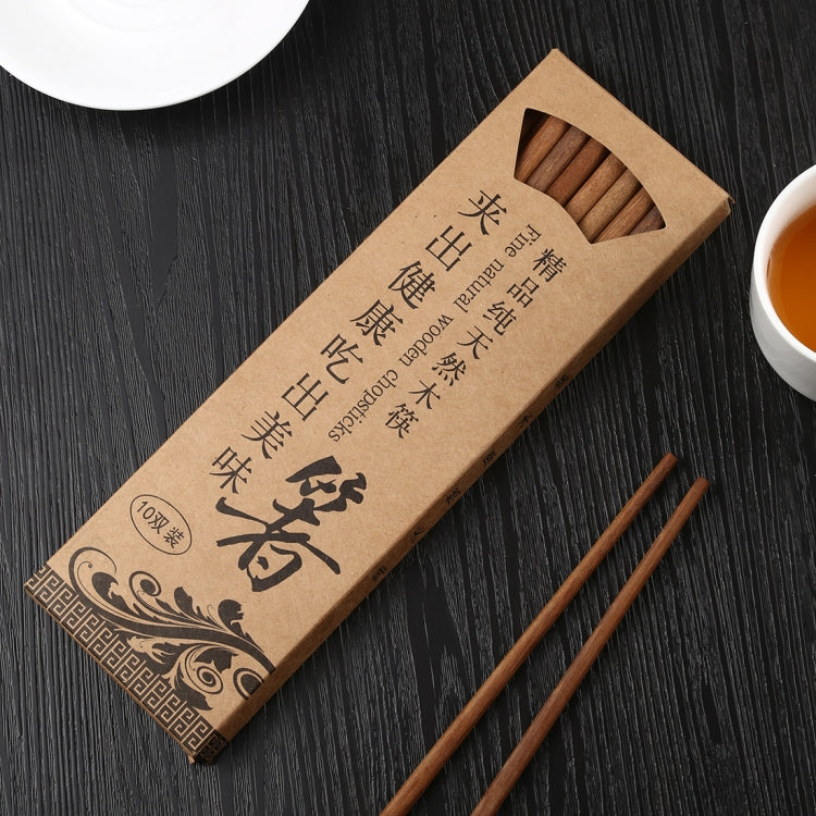 天然鉄木製滑り止め箸 10膳セット