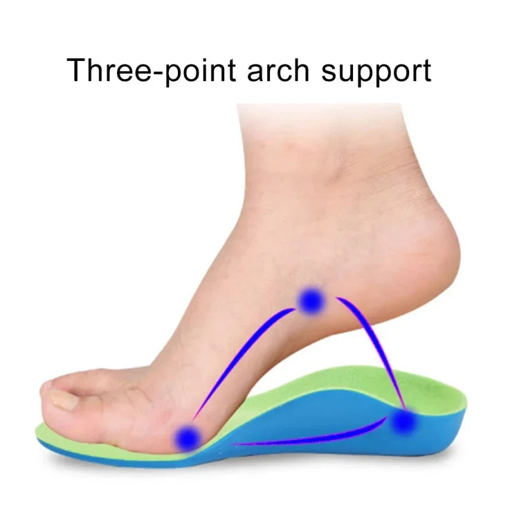 Children PU XO Leg Corrective Insole, Size: 22cm, Size: 22cm