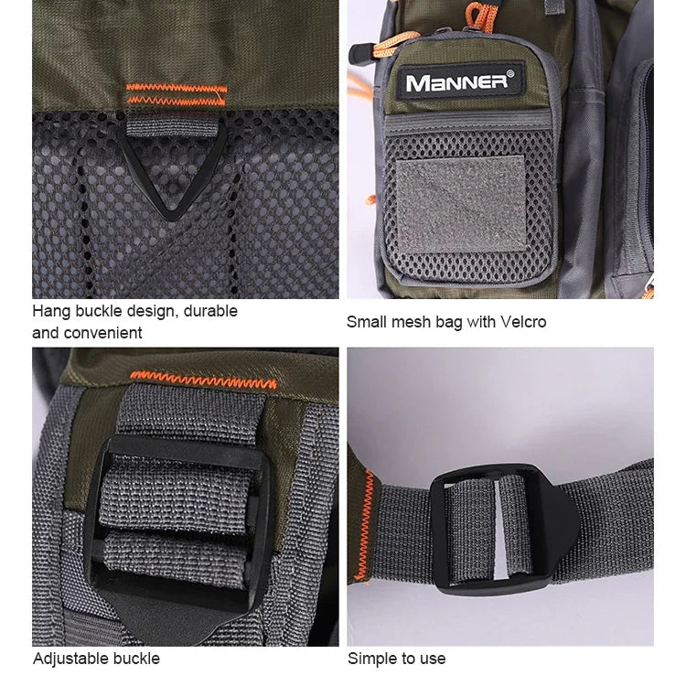 MANNER アウトドア多機能釣り用ライフベスト 水泳用ライフジャケット MANNERライフジャケット