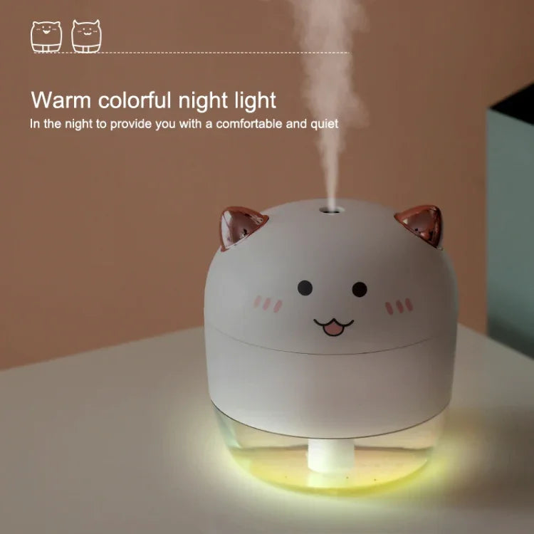 WT-H21デビルアトマイジング加湿器カラフルナイトライト付き、水タンク容量：200mL