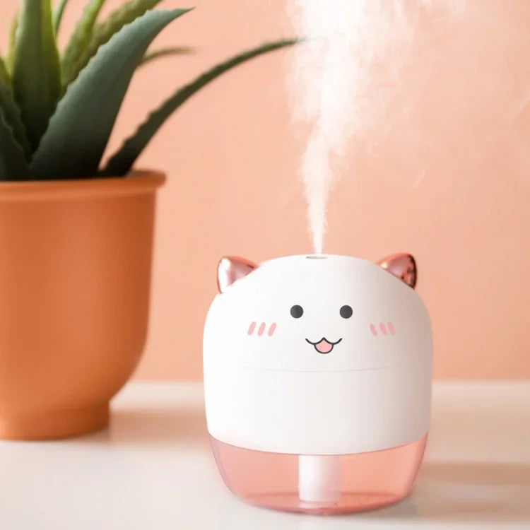 WT-H21デビルアトマイジング加湿器カラフルナイトライト付き、水タンク容量：200mL