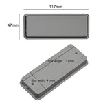 シンプルワードローブスロット入りスクラブハンドル 隠し埋め込み引き出し見えないハンドル、穴間隔：96mm、96mm