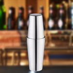 ステンレス製ボストンカクテルシェーカー 高級バーテンダーツール / プレミアムバーウェアツール、容量：750 + 600ml、カクテルシェーカー