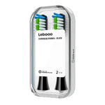 HUAWEI Lebooo LBS-T053A 2個セットスマート歯ブラシヘッド（HCB0001用）、LBS-T053A歯ブラシヘッド（ブラック）、LBS-T053A歯ブラシヘッド（ホワイト）
