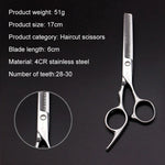 ファッション耐久性鋭い理美容用ヘアカットはさみ/シザーズ バーバー用薄毛用歯はさみ（シルバー薄毛はさみ）、薄毛はさみ