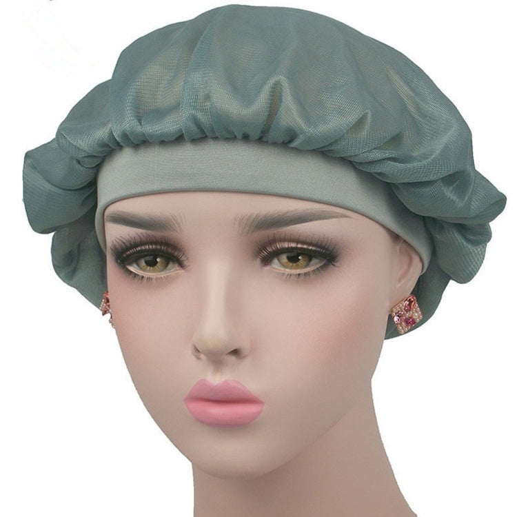 ココナッツナイトキャップ エアコンキャップ ロングヘアキャップ ワイドバンド サテンボンネット