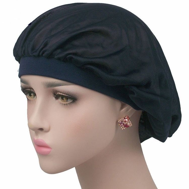 ココナッツナイトキャップ エアコンキャップ ロングヘアキャップ ワイドバンド サテンボンネット