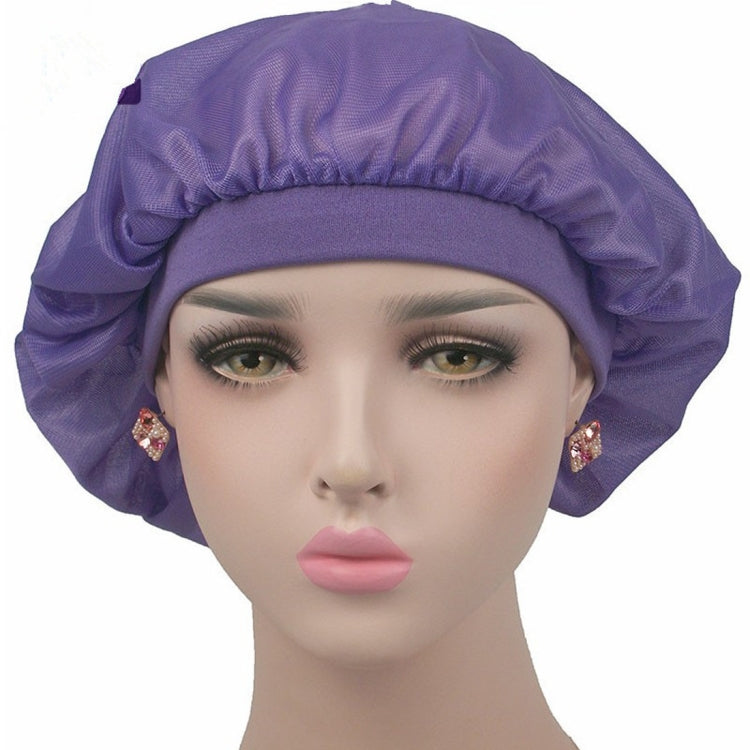 ココナッツナイトキャップ エアコンキャップ ロングヘアキャップ ワイドバンド サテンボンネット