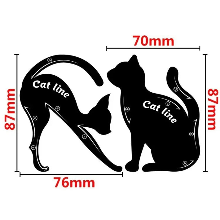 20個 / 10セット レディース キャットライン アイメイクアップツールモデル
