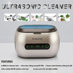baku BA-3060A 110V タッチバージョン 家庭用メガネ・ジュエリークリーニングツール 超音波洗浄機, USプラグ, USプラグ