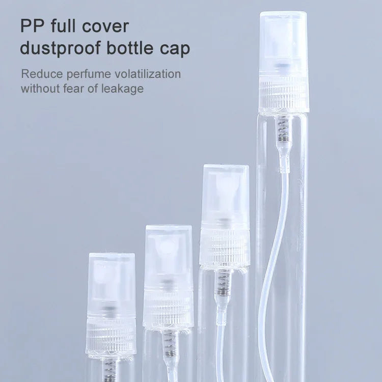 50個 香水ボトル スプレーボトル 香水ボトル 空ボトル、容量:2ML（透明）、2ML（透明）