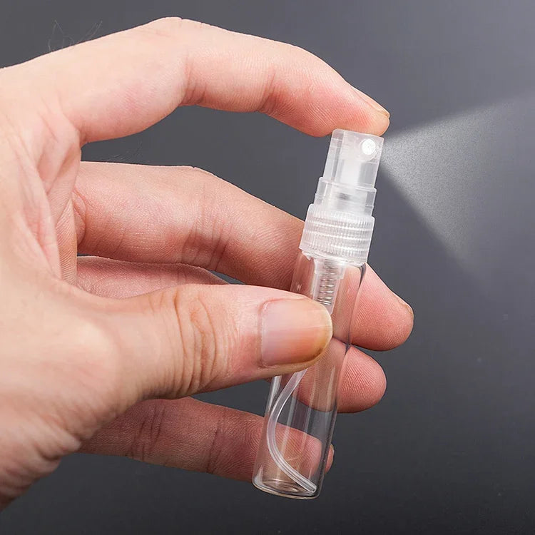 50個 香水ボトル スプレーボトル 香水ボトル 空ボトル、容量:5ML（透明）、5ML（透明）