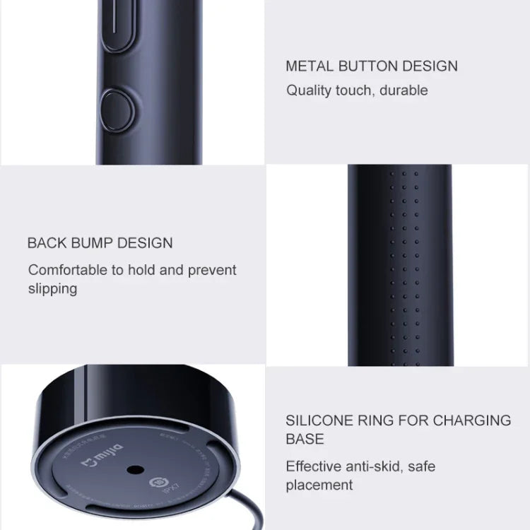 Xiaomi Mijia T700 IPX7 ソニック電動歯ブラシ LEDディスプレイ付き、電動歯ブラシ