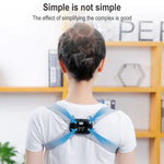 スマート姿勢矯正器 大人子供用 インテリジェント姿勢リマインダー 姿勢トレーナー、矯正用（グレー）、矯正用（ブラック）、矯正用（ピンク）