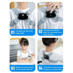 スマート姿勢矯正器 大人子供用 インテリジェント姿勢リマインダー 姿勢トレーナー、矯正用（グレー）、矯正用（ブラック）、矯正用（ピンク）