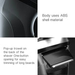 オリジナルXiaomi ENCHEN 防水トリプルロータリー二重リング刃 シェービングヘッド 電動充電式シェーバー メンズ用、電動シェーバー