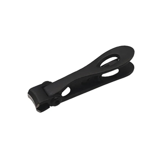 Nail Art Tool Nail Clipper Stainless Steel Nail Nipper, Size: S, 6.9 x 1.3cm, Size: 6.9 x 1.3cm (Black)