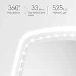 オリジナル Xiaomi Youpin jordan&judy 片面スクエア デスクトップ LED コスメティックミラー、単色スタイル