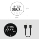 オリジナル Xiaomi Youpin Duka 電子定規 携帯型距離計 LCDスクリーン デジタル定規、デジタル定規