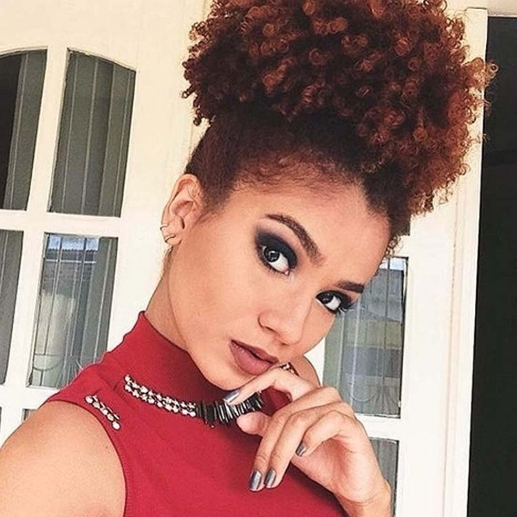 欧米系黒人爆発ヘッドふわふわカールヘアネットウィッグ