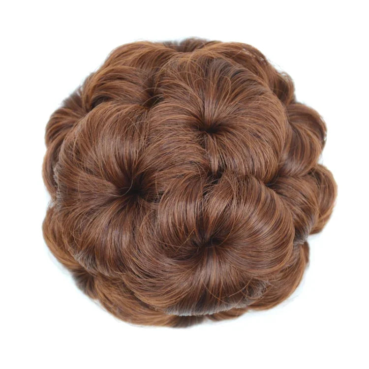 30M33# ウィッグボールヘッドフラワーヘアピンヘアバッグウィッグヘッドバンド花嫁用、30M33#