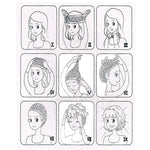 ヨーロッパ・アメリカ風黒グラデーションライトブラウンウィッグヘッドギア女性用ショート＆小さなカールヘア
