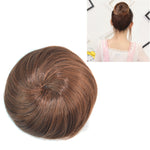 ウィッグお団子花形ヘアパッケージ ヘアディスク（栗色）