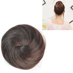 ウィッグお団子花形ヘアパッケージ ヘアディスク（栗色）